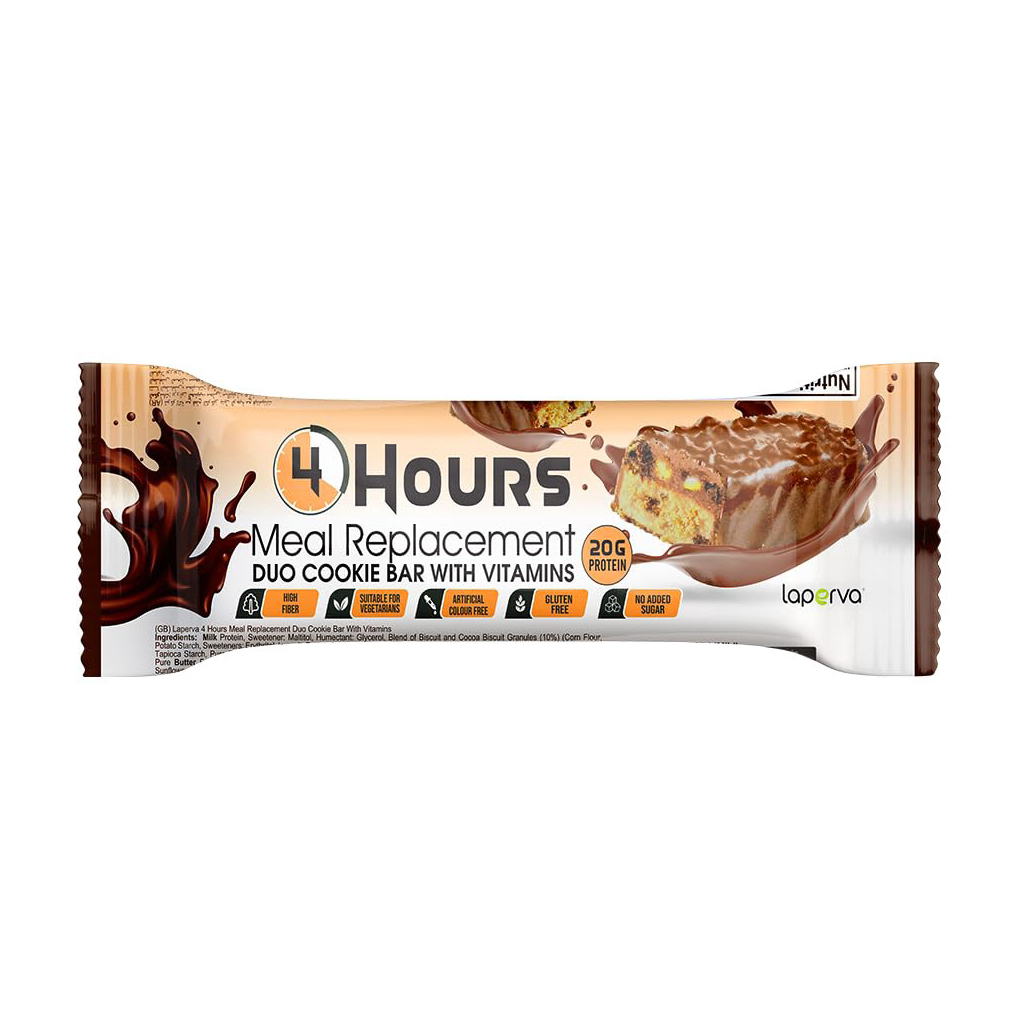 
LAPERVA 4 HOUR MEAL REPLACEMENT DUO COOKIE BAR 90G 10 BOX+1 FREE