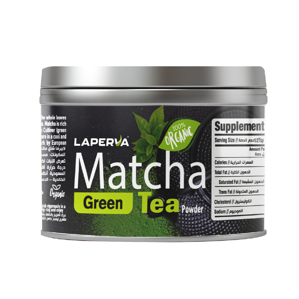 Laperva, Organic Matcha Green Tea Powder, Premium organic matcha green tea powder, 30g