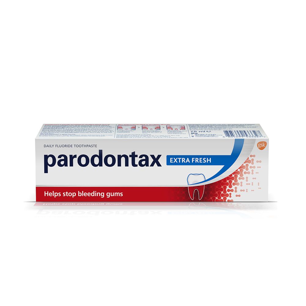 Parodontax, Extra Fresh Toothpaste for Bleeding Gums, Freshening toothpaste for gum health, 75ml
