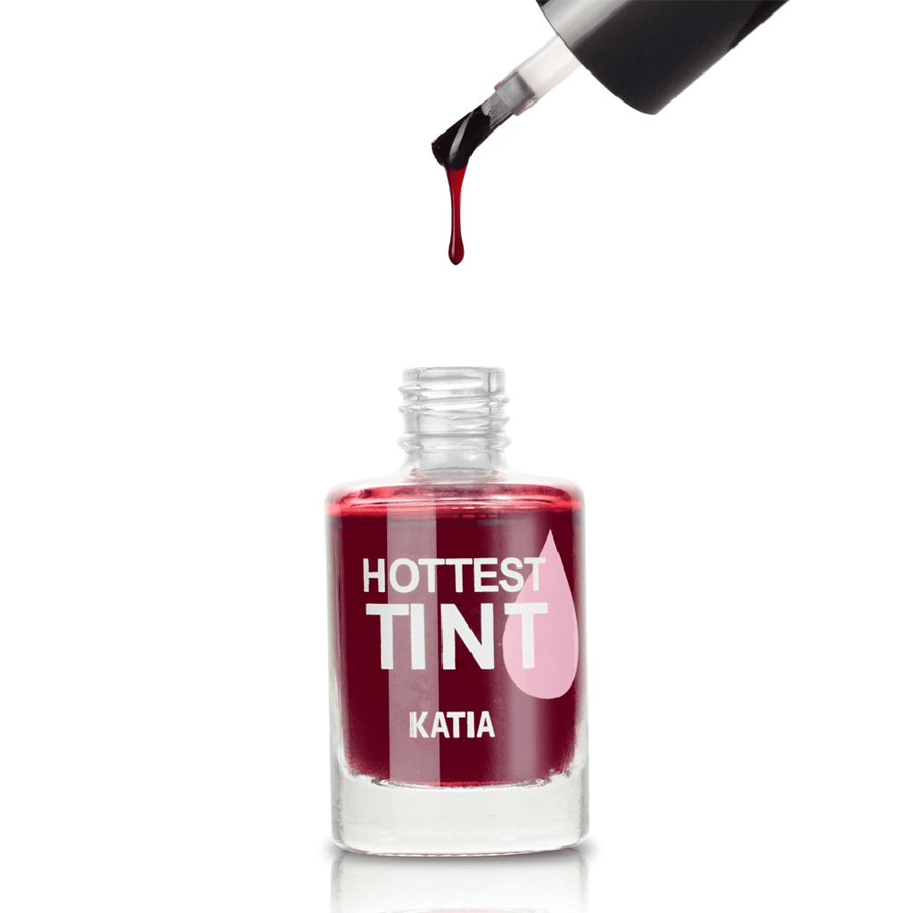 Katia, Hottest Tint, Long-lasting lip tint for vibrant color