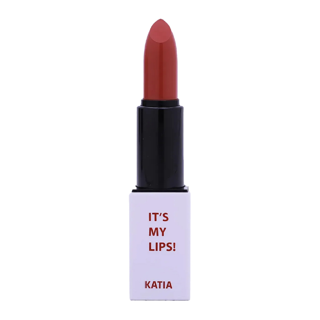 Katia, Lipstick Hun K10, Vibrant creamy lipstick in Hun shade