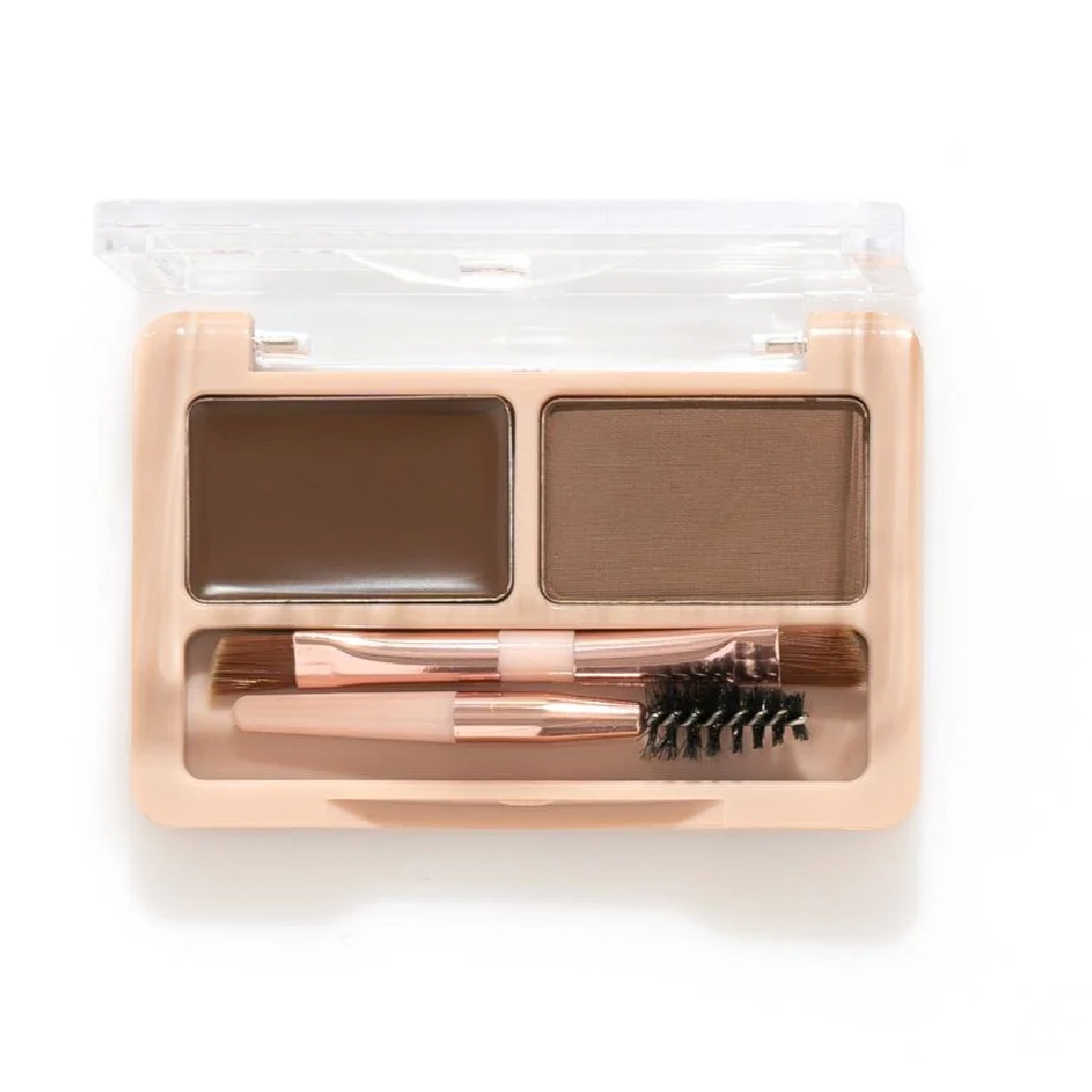 Katia, Eyebrow Kit Medium Brown KB001, Complete eyebrow shaping kit in medium brown