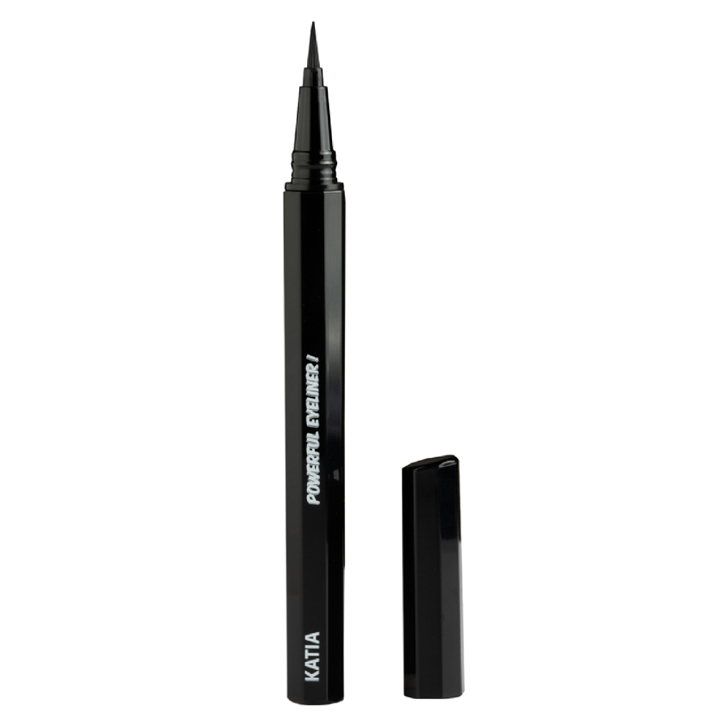 Katia, Powerful Eyeliner, Long-lasting intense black eyeliner