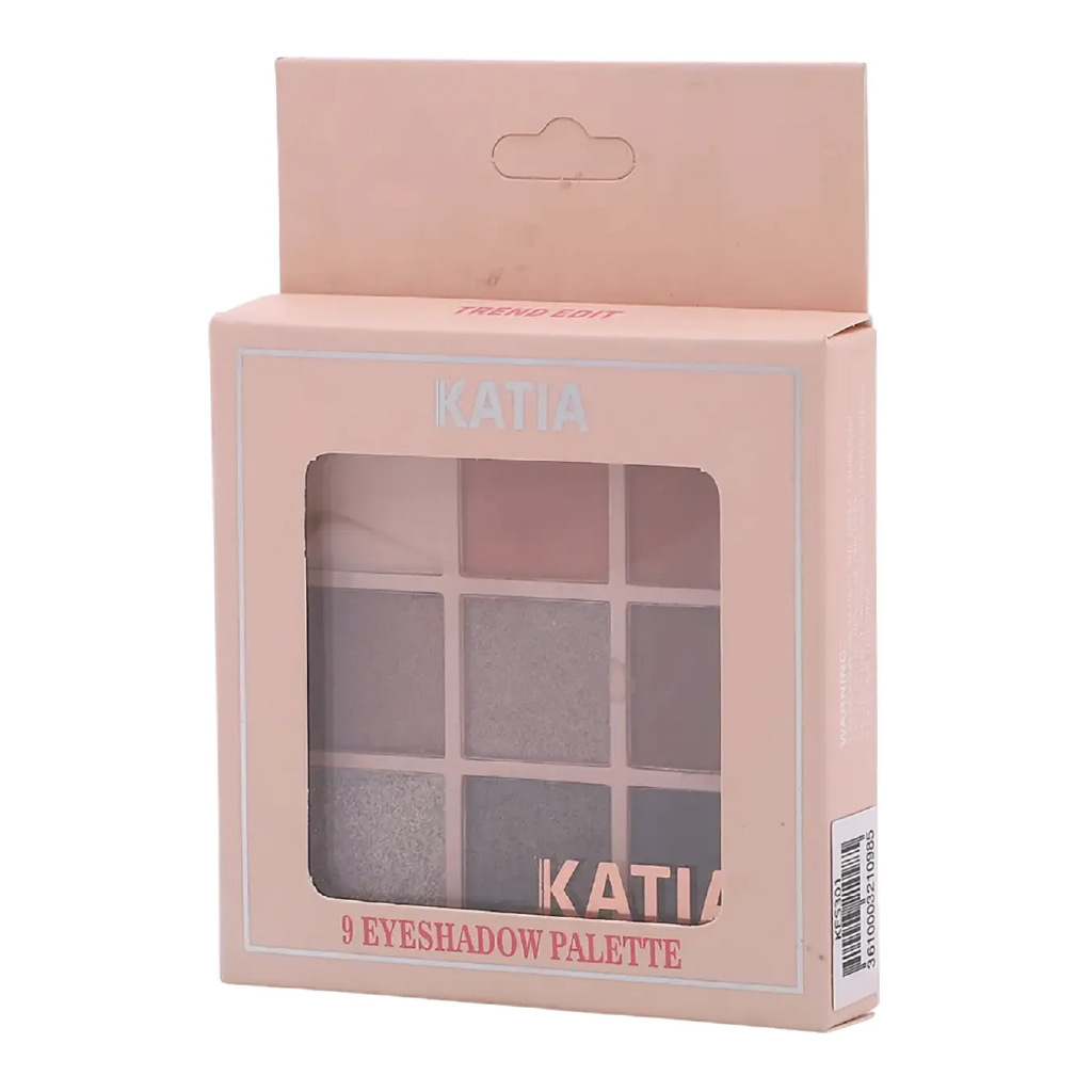 Katia, Eyeshadow Palette Neutral Nude KES301, Neutral nude eyeshadow palette for everyday looks