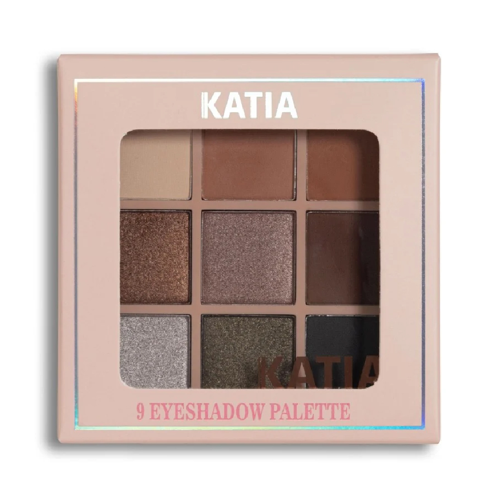 Katia, Eyeshadow Palette Neutral Nude KES301, Neutral nude eyeshadow palette for everyday looks