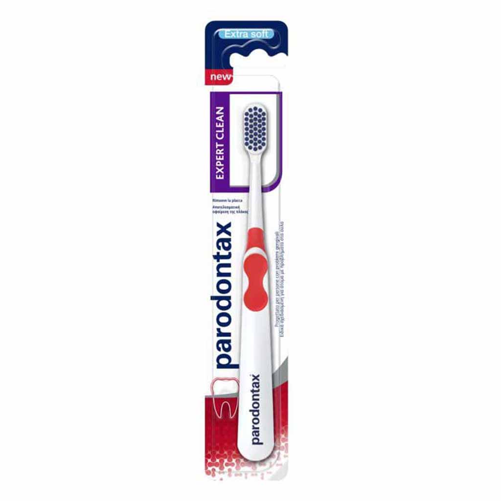 Parodontax, Expert Clean Soft Toothbrush, Soft bristle toothbrush for effective plaque removal