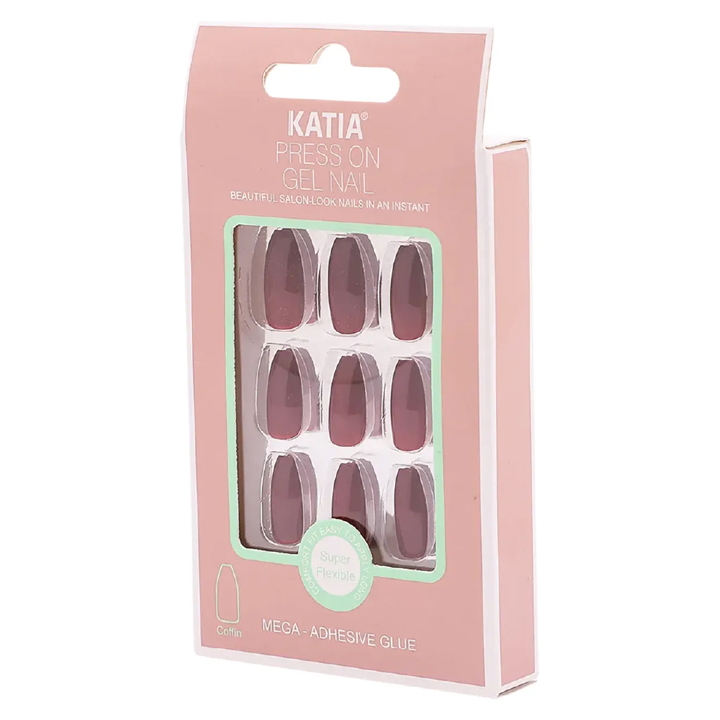 Katia, Coffin Nails CK08, Modern coffin-shaped artificial nails