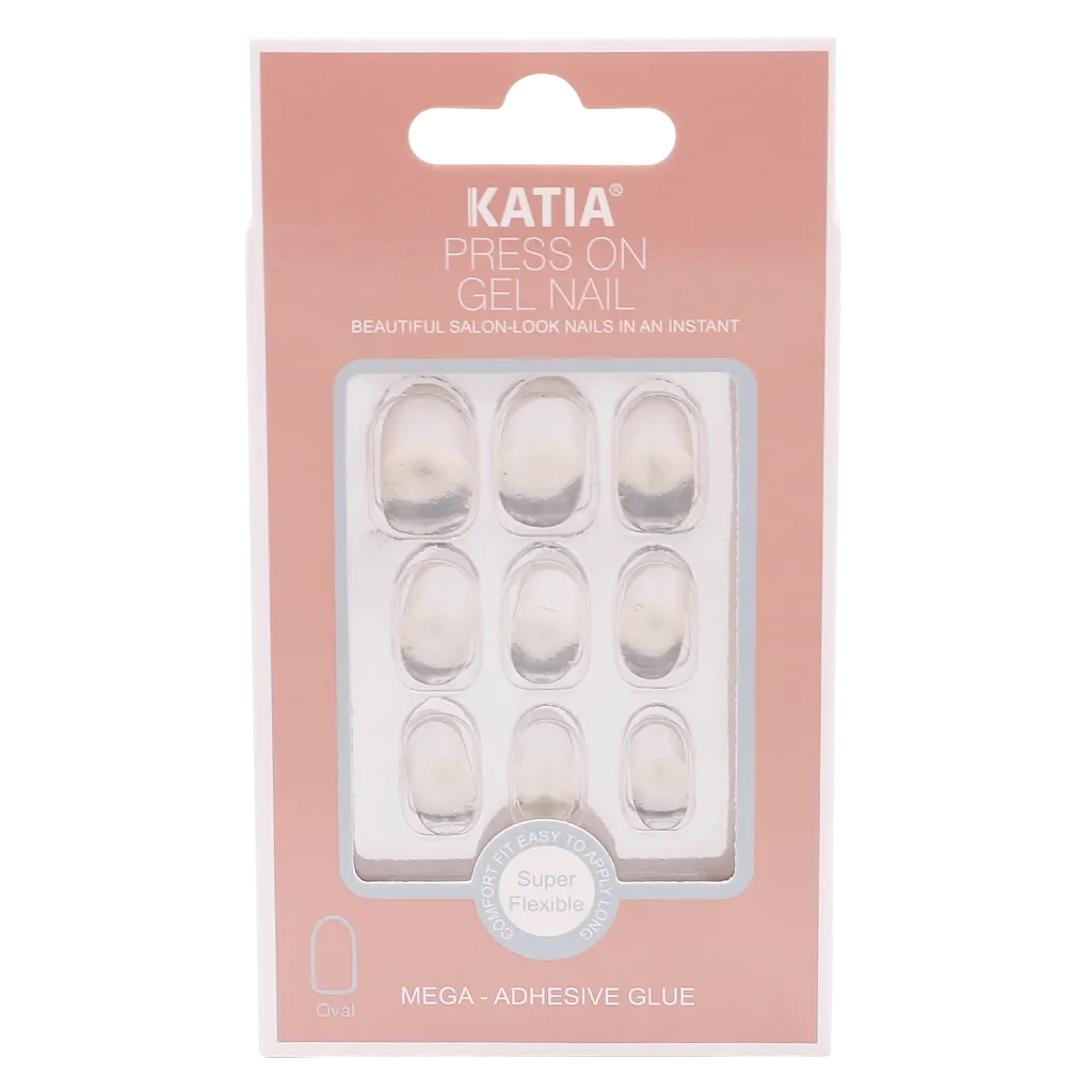 Katia, Nails Oval OK30, Oval shaped artificial nails for natural look
