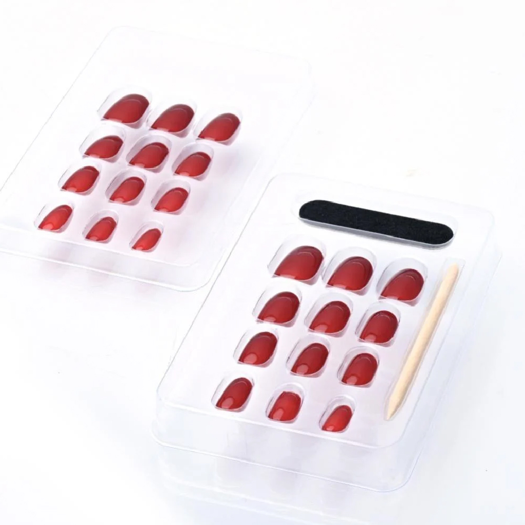 Katia, Nails Oval OK24, Oval shaped artificial nails for natural look