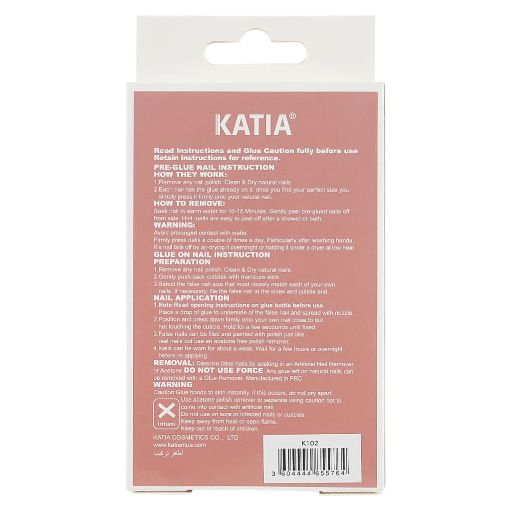 KATIA ALMOND OMBRE NAILS 102