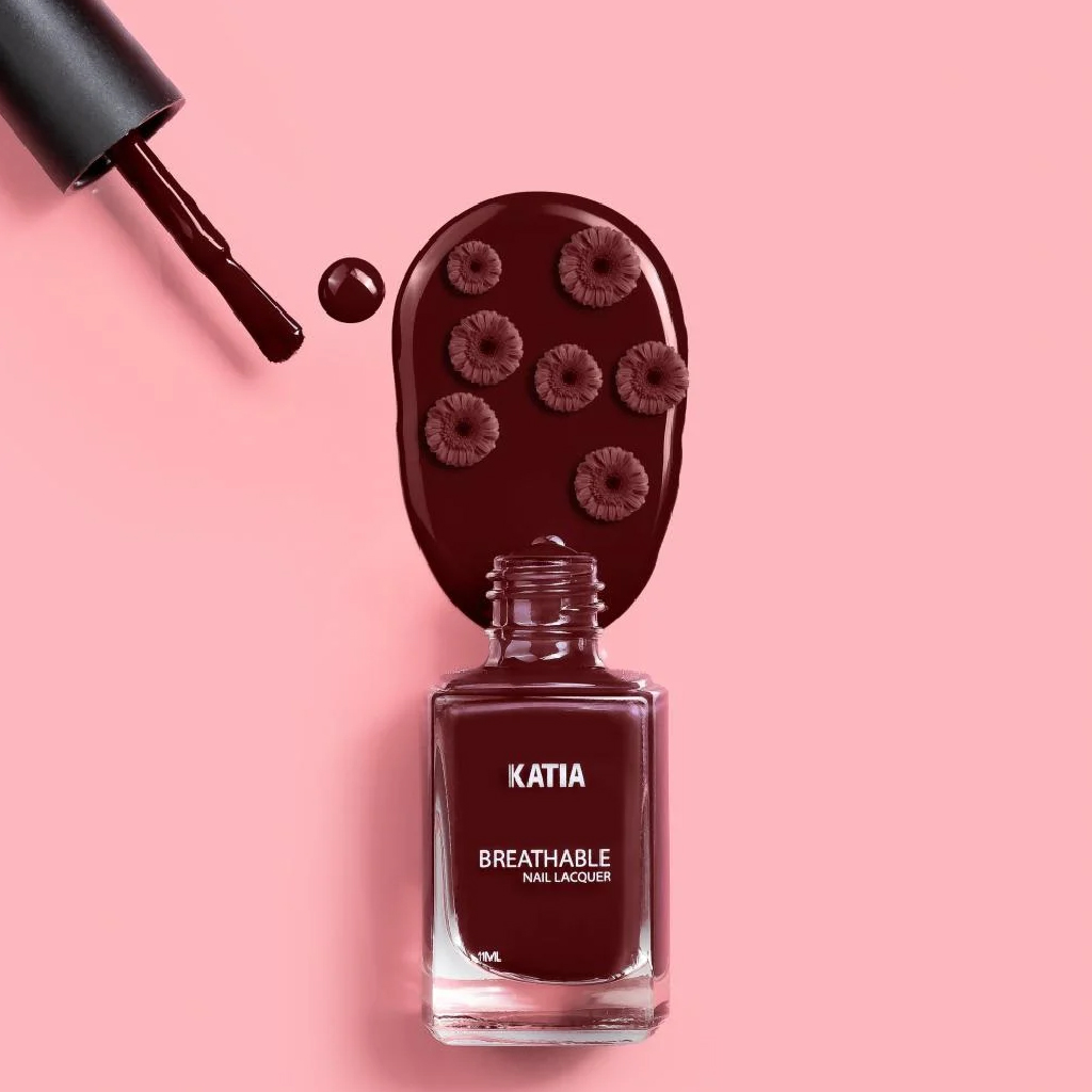 Katia, Nail Polish Breathable K25, Breathable nail polish with smooth finish