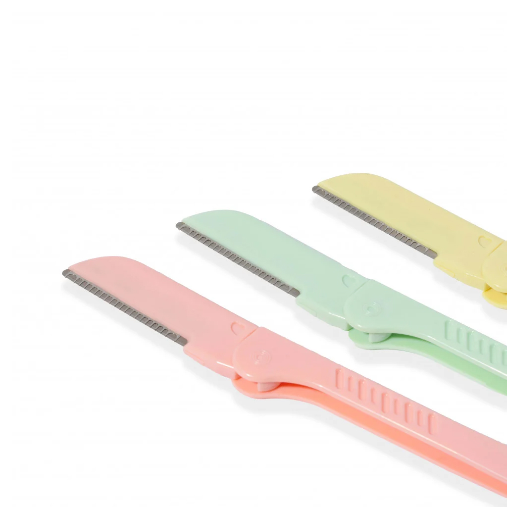 Katia, Eyebrow Razors Set, Precision eyebrow razors for shaping, 3 pieces