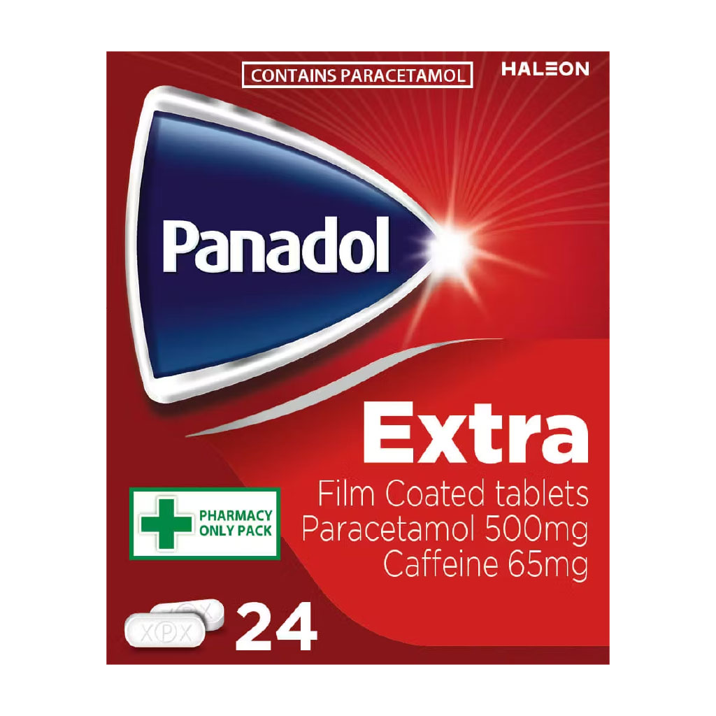 Panadol, Extra Tablets, Pain relief and fever reducer, 24 tablets