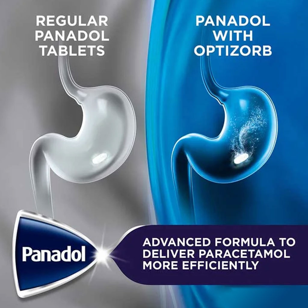 Panadol, Advance Tablets, Fast-acting pain relief tablets, 24 tablets