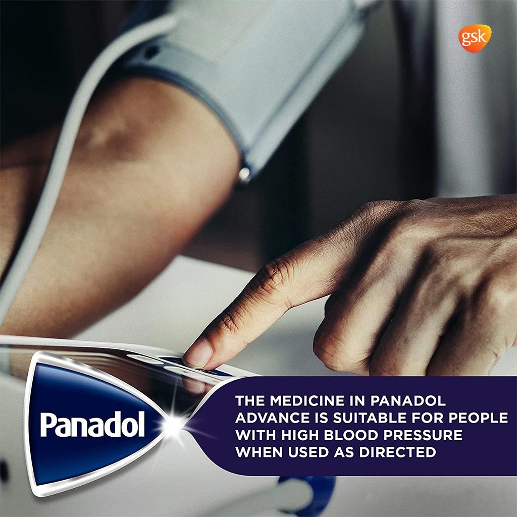 Panadol, Advance Tablets, Fast-acting pain relief tablets, 24 tablets