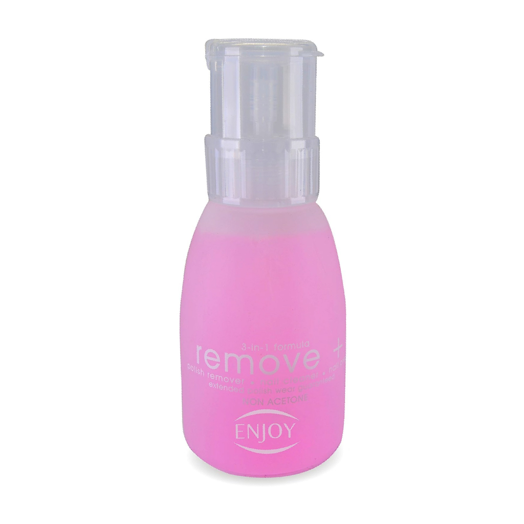 Enjoy, Nail Polish Remover Pink, Gentle nail polish remover with moisturizing effect, 237ml
