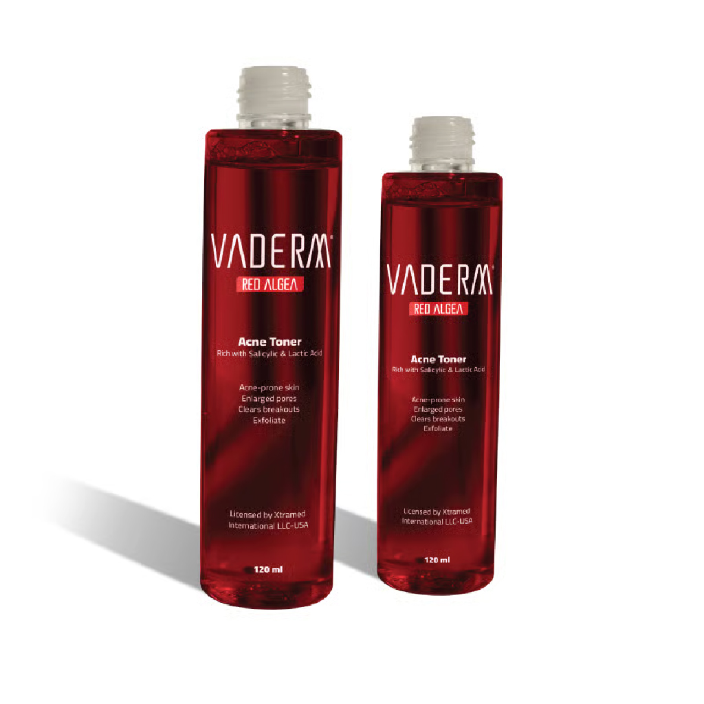 VADERM ACNE TONER 120 ML (RED ALGE SOURCE)