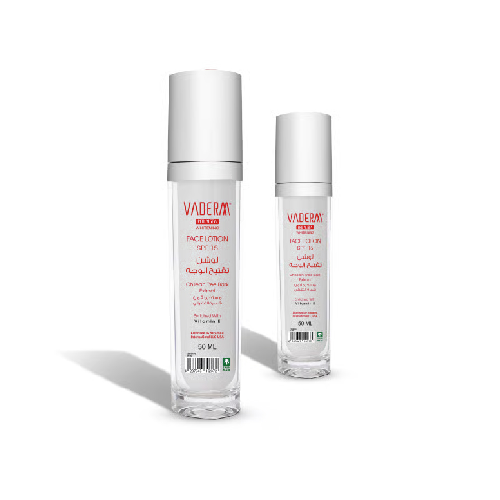Vaderm, Whitening Face Lotion, Chilean tree bark extract brightening lotion, 50ml
