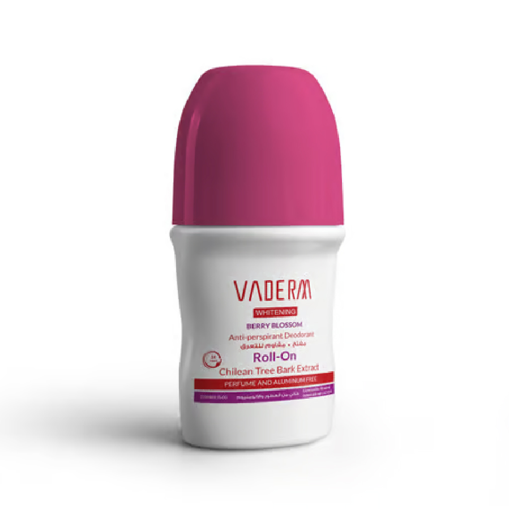 Vaderm, Anti-Perspirant Deodorant with Berry Blossom, Long-lasting deodorant with berry blossom scent