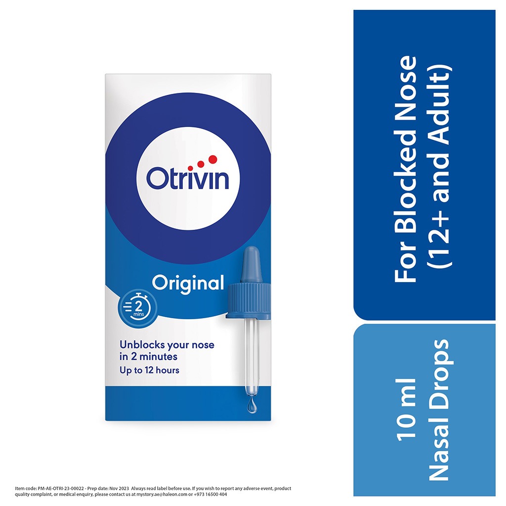 Otrivin 0.1% 10 ml Nasal Drop Adult