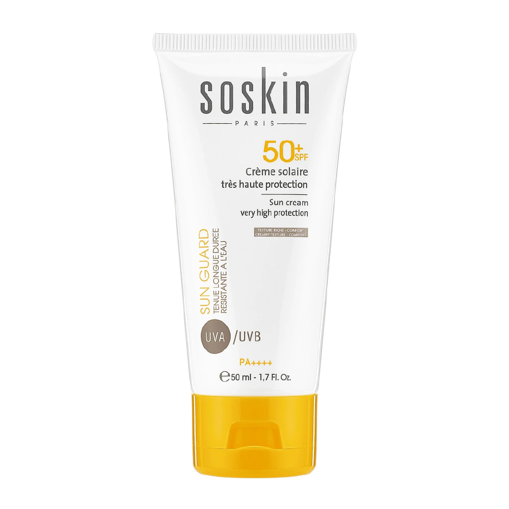 Soskin, Extreme Protection Sun Block SPF 50 Tinted -01, High protection tinted sunscreen for daily use, 50ml