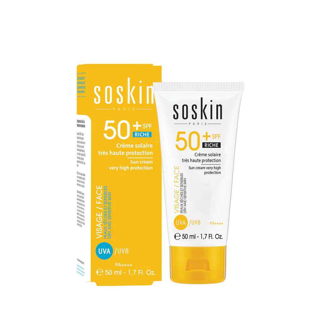 Soskin, Extreme Protection Sun Block SPF 50 Tinted -01, High protection tinted sunscreen for daily use, 50ml