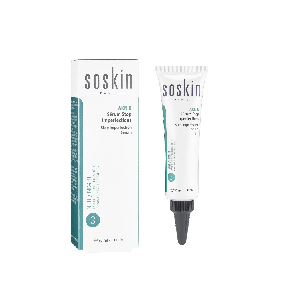 Soskin, Stop Imperfections Serum, Targeted serum for blemish-prone skin, 30ml