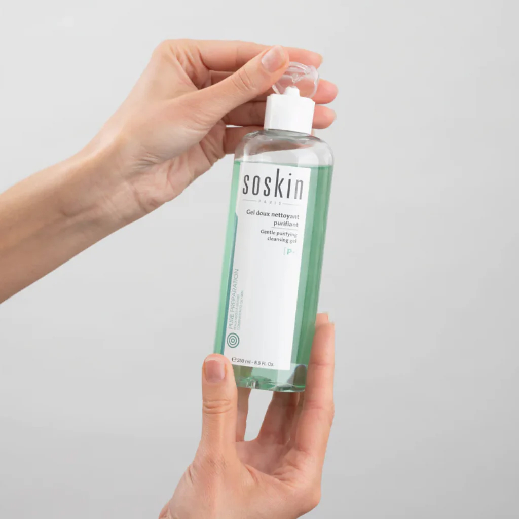 Soskin, Gentle Purifying Cleansing Gel, Mild cleansing gel for sensitive skin, 250ml