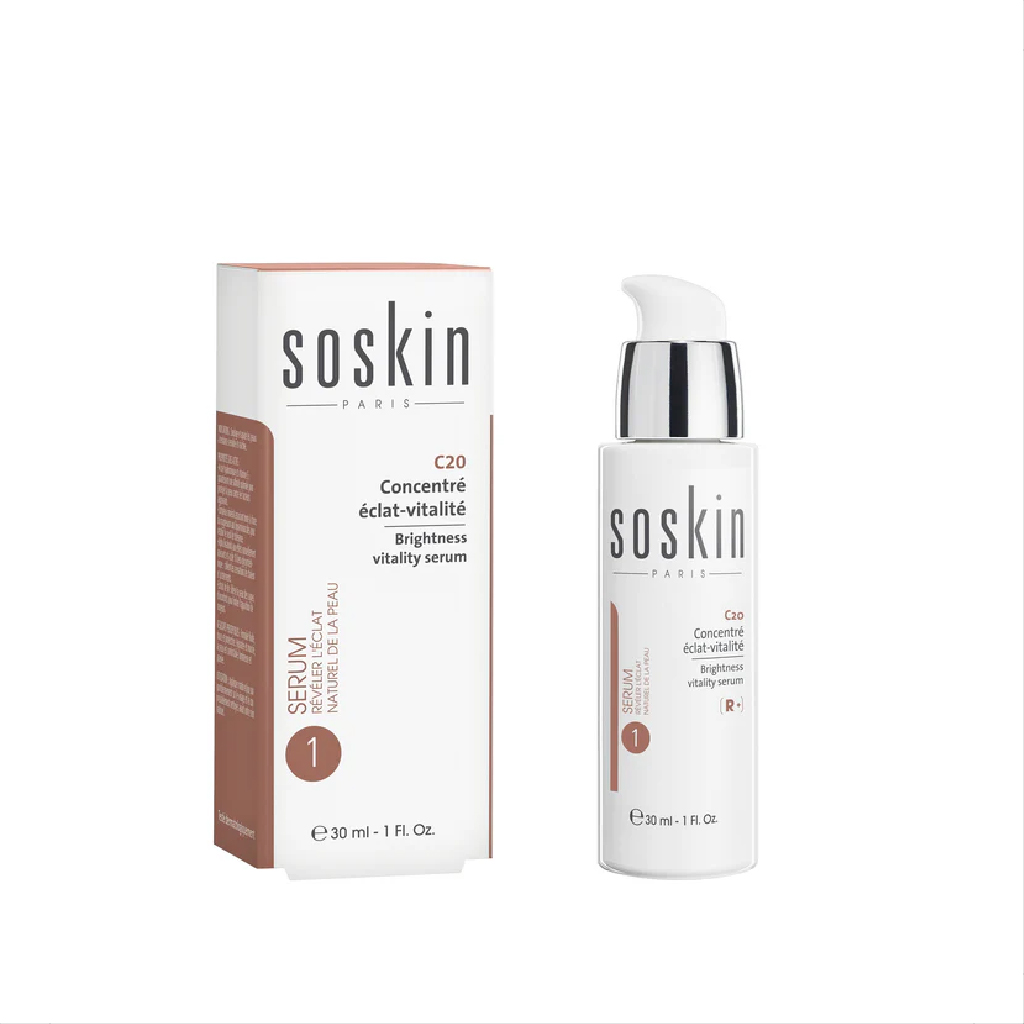 Soskin, Brightness Vitality Serum, Radiance-boosting facial serum