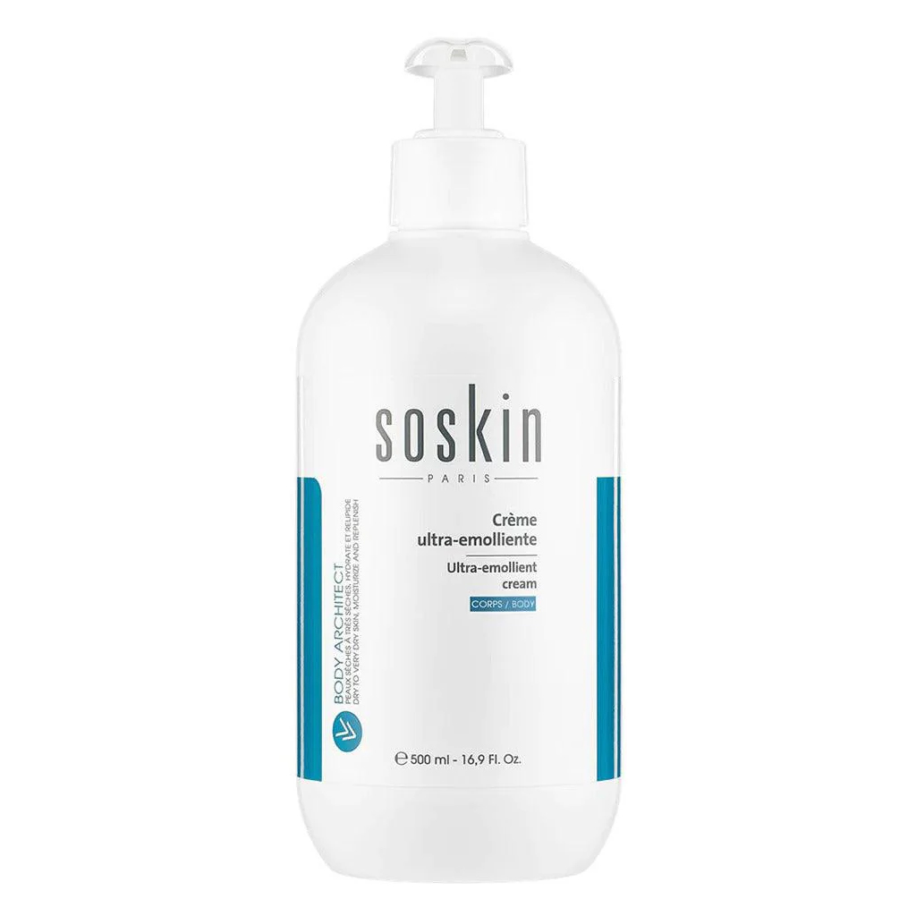 Soskin, Ultra Emollient Cream, Intensive moisturizing cream for very dry skin, 500ml