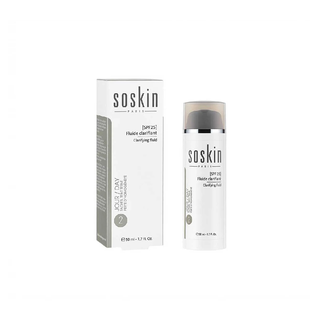 Soskin, Intense Clarifying Fluid SPF 25, Clarifying fluid with sun protection, 50ml
