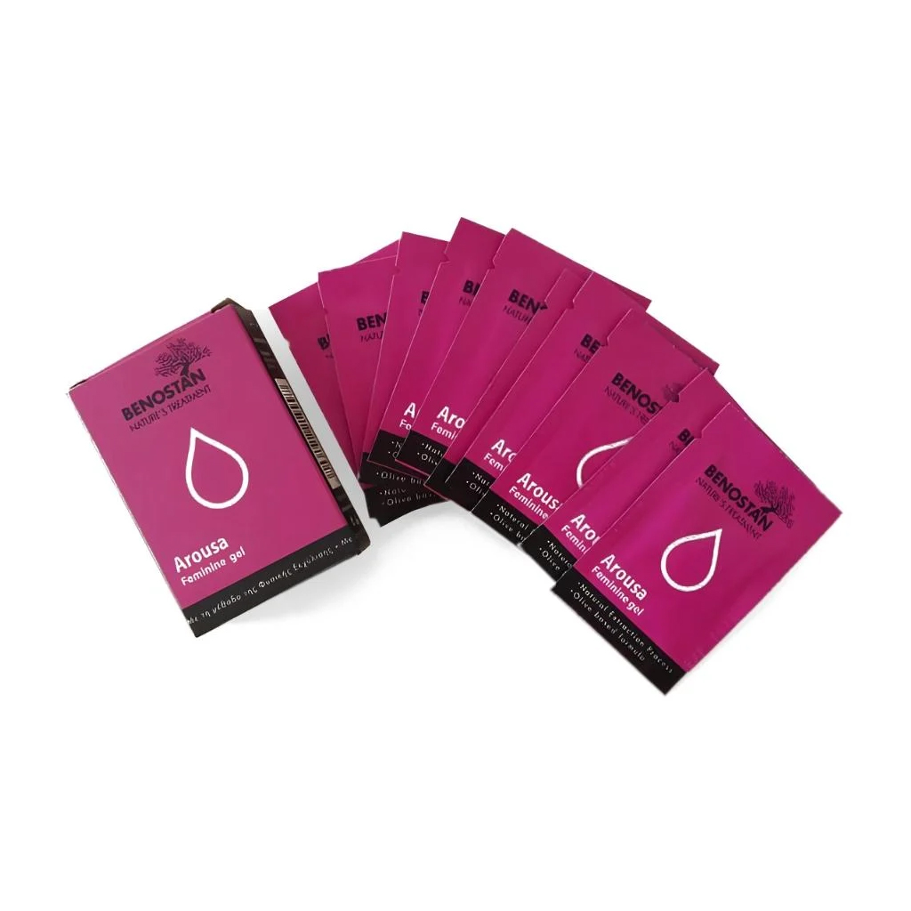 Benostan, Arousa Stimulating Gel, Stimulating gel for hair growth, 10 sachets of 1ml each