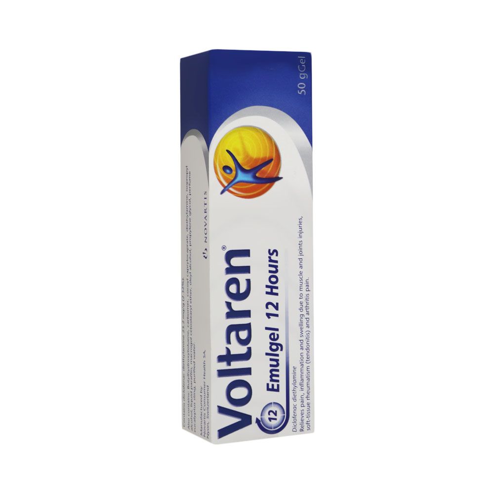 Voltaren, 1% emulgel, Topical pain relief gel for inflammation and muscle pain, 50 g