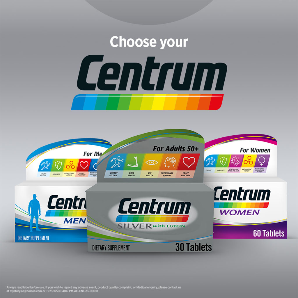 Centrum Silver with Lutein – Daily Multivitamin – 30 Tablets