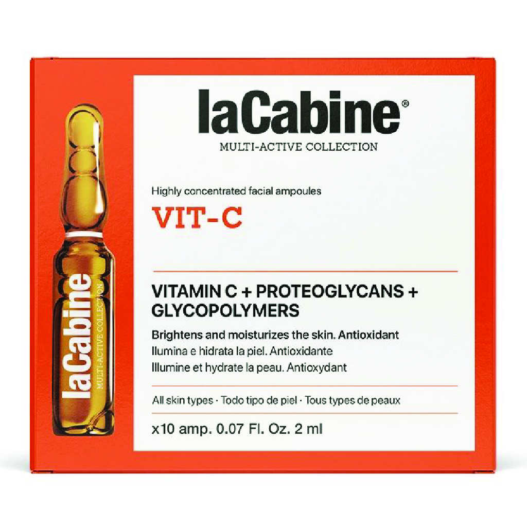 Lacabine, Vitamin C Ampoules, Brightening skin treatment ampoules, 2ml ampoules