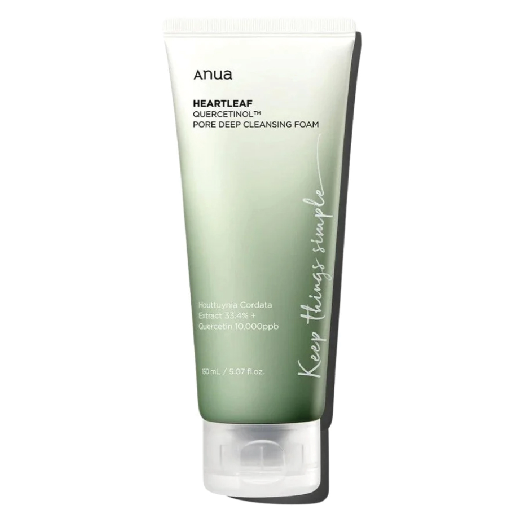 Anua, Heartleaf Deep Cleansing Foam, Gentle cleansing foam for sensitive skin, 150ml