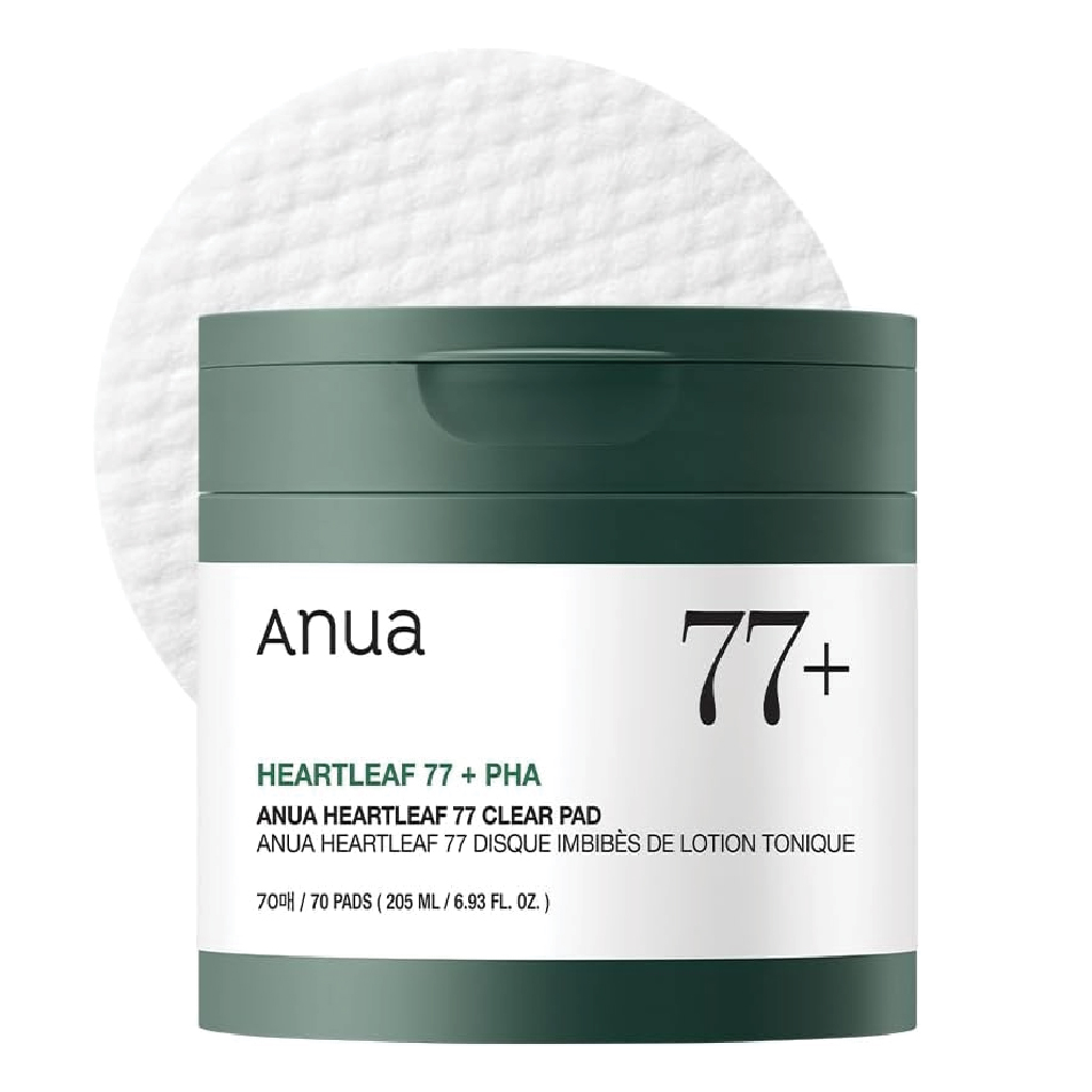 Anua, Hartleaf Toner Wipes, Refreshing toner wipes with 77% hartleaf extract