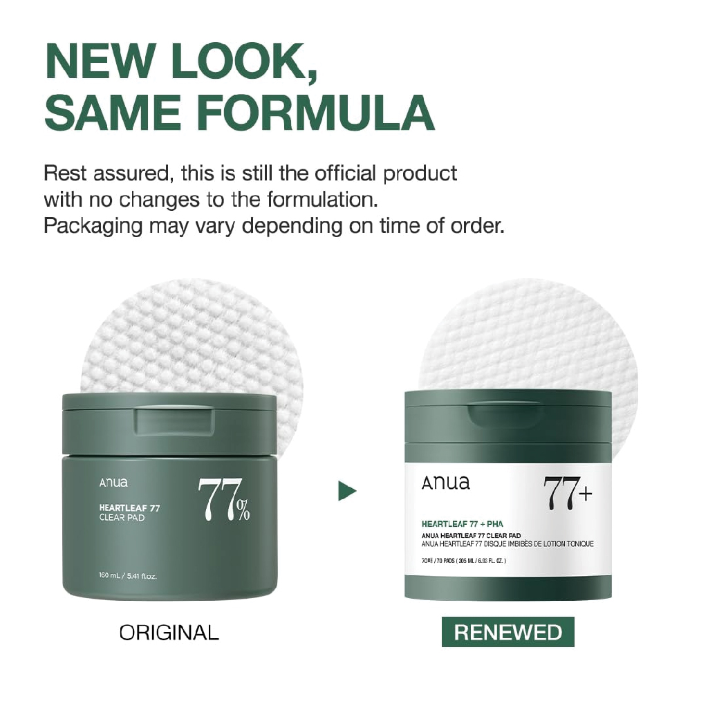 Anua, Hartleaf Toner Wipes, Refreshing toner wipes with 77% hartleaf extract