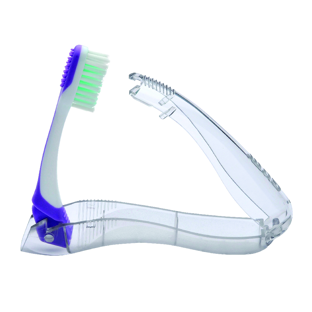 Sunstar Gum, Toothbrush Ortho Travel, Orthodontic travel toothbrush