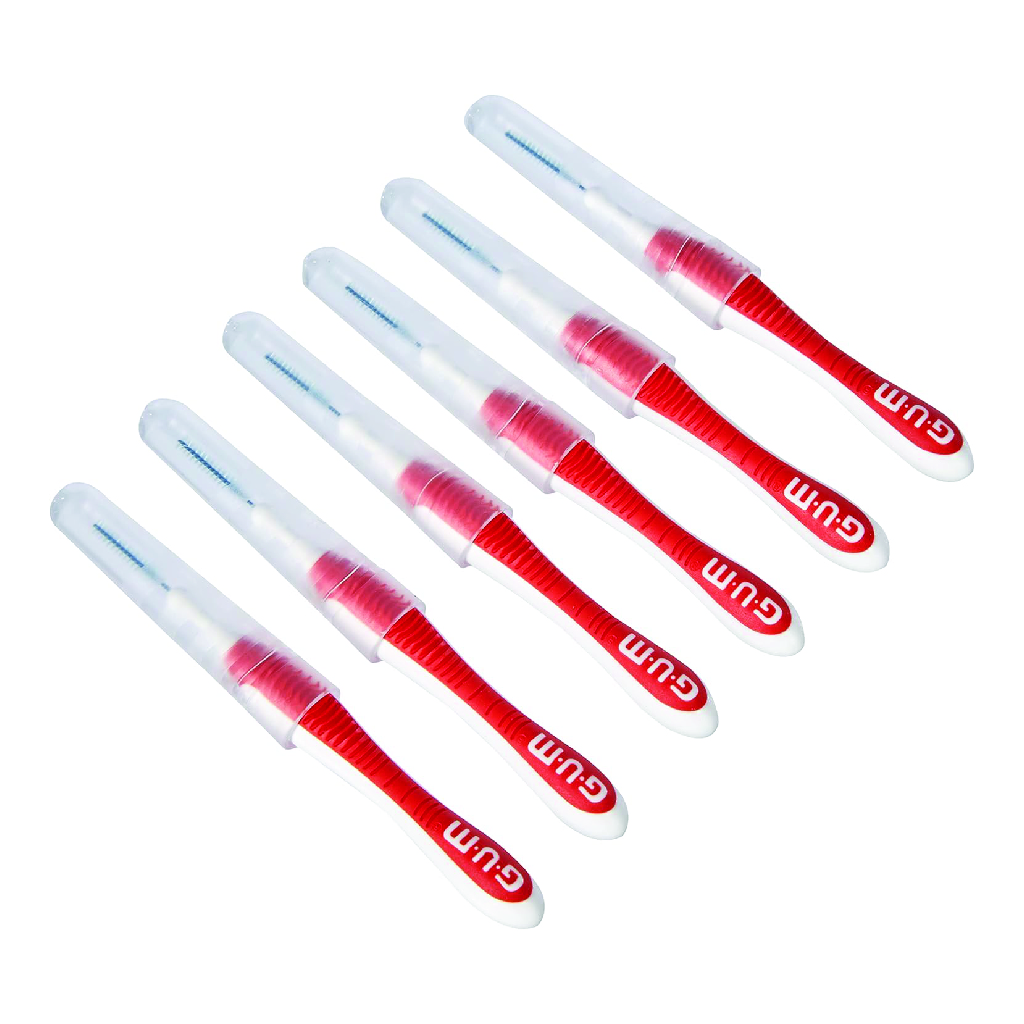 Sunstar GUM, Travler Interdental Brush 0.8mm, Medium interdental brush for plaque removal