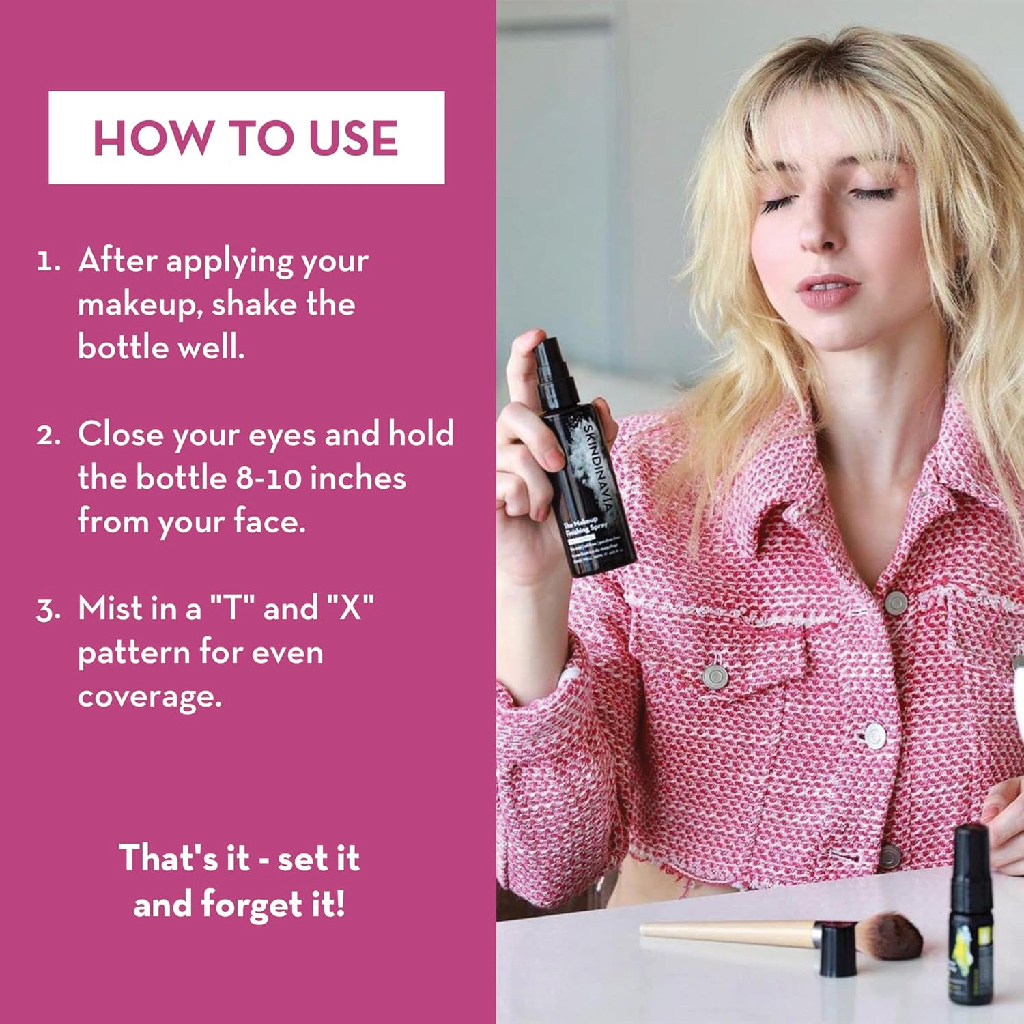 Skindinavia, The Makeup Finishing Spray, Makeup setting spray for all-day wear, 118ml