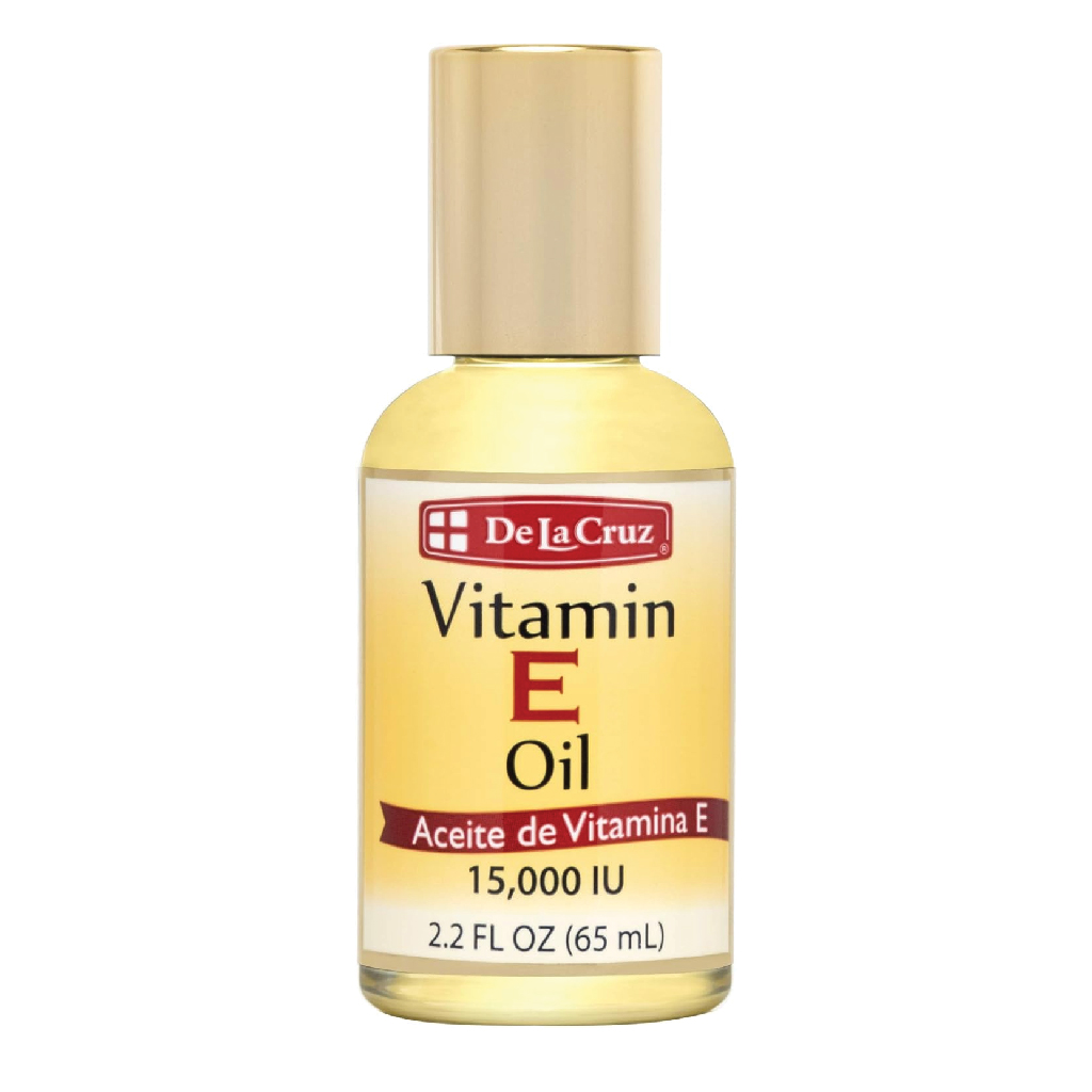De La Cruz, Vitamin E Oil for Skin Face and Body 15000 IU, Nourishing antioxidant oil for skin care, 65ml