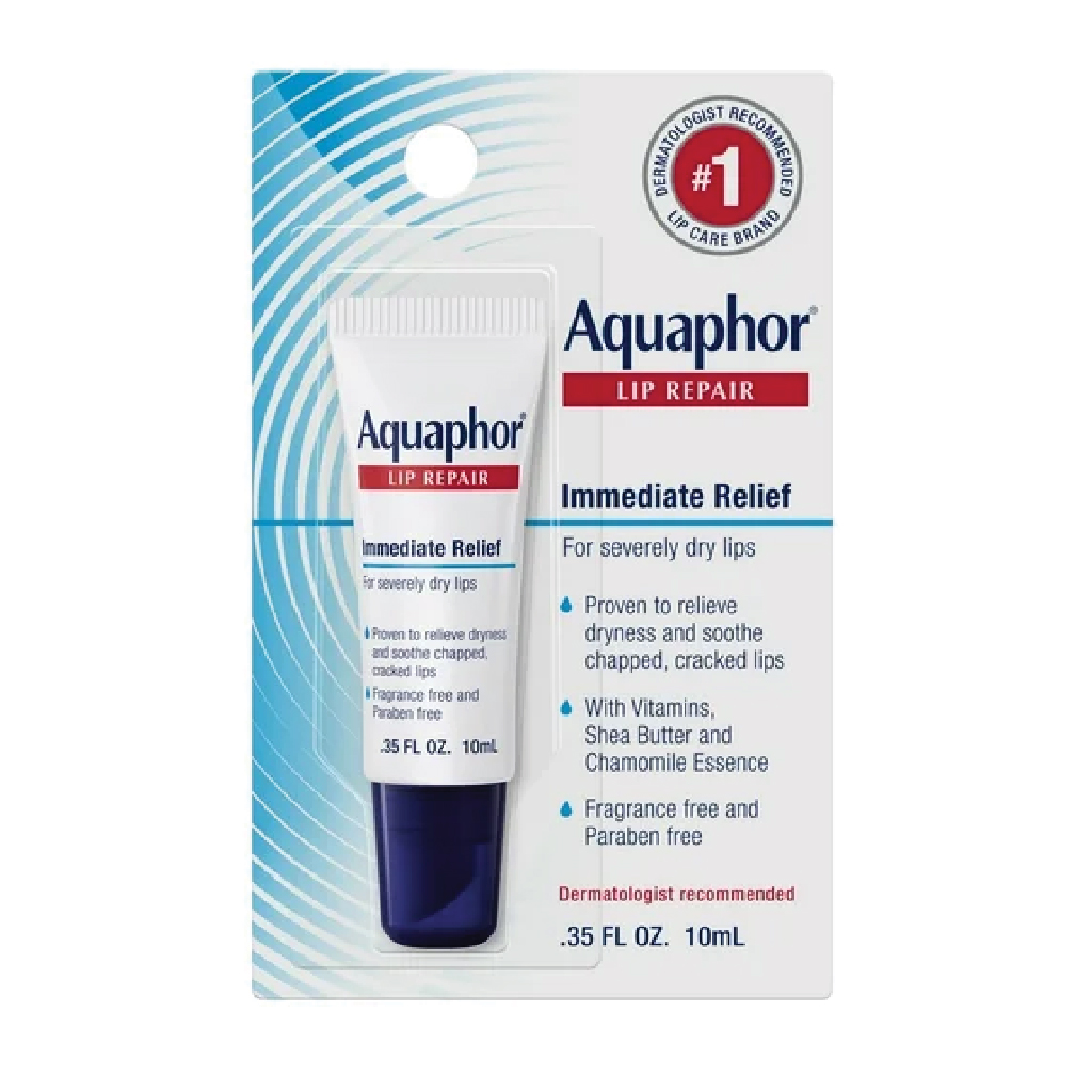 Aquaphor, Lip Repair Ointment Moisturizing Lip Balm, Soothing and repairing lip balm, 10ml