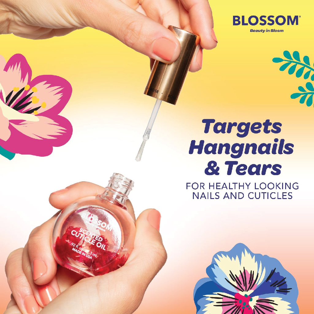 Blossom, Cuticle Oil for Nails, Hydrating and moisturizing nail cuticle oil, 15ml