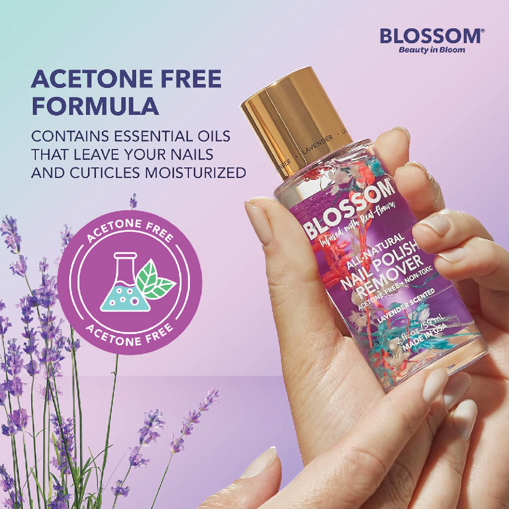 Blossom Nail Polish Remover Lavender 59 ml