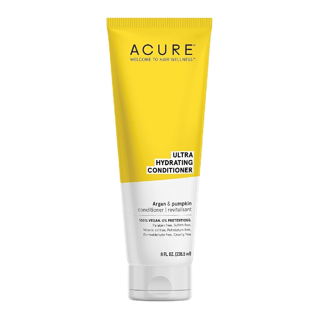 Acure, Ultra Hydrating Conditioner Argan & Pumpkin, Nourishing conditioner with argan and pumpkin oils, 236ml