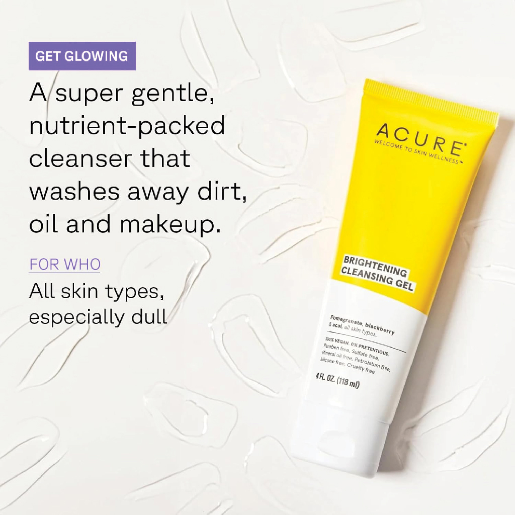 ACURE ACURE CLEANSING AND BRIGHTENING GEL 118 ML