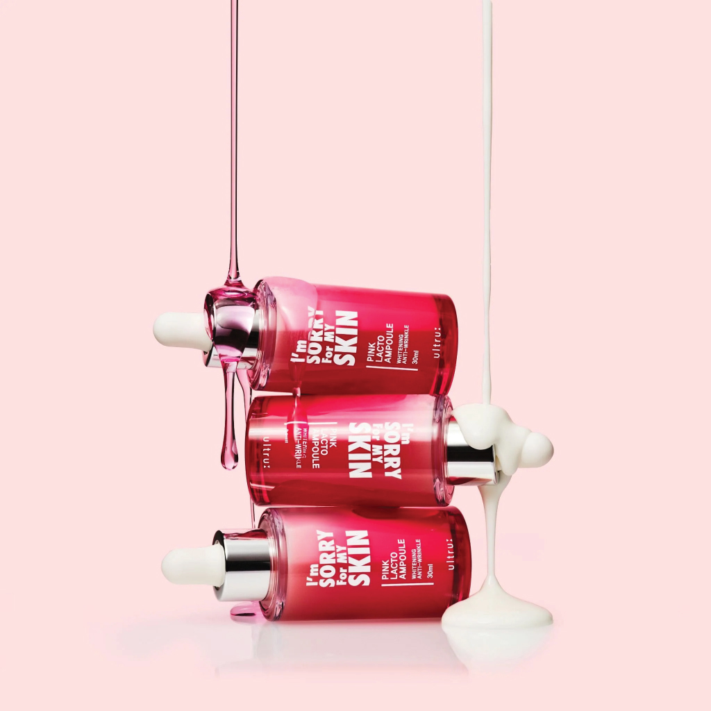 I’m Sorry For My Skin, Pink Lacto Ampoule, Brightening and hydrating facial ampoule serum