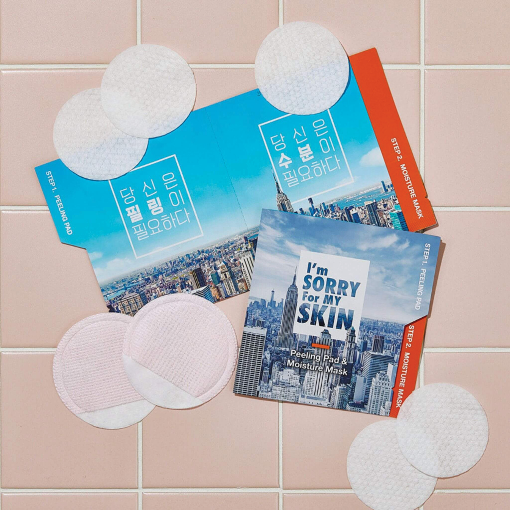 I'M SORRY FOR MY SKIN PEELING PAD & MOISTURE MASK