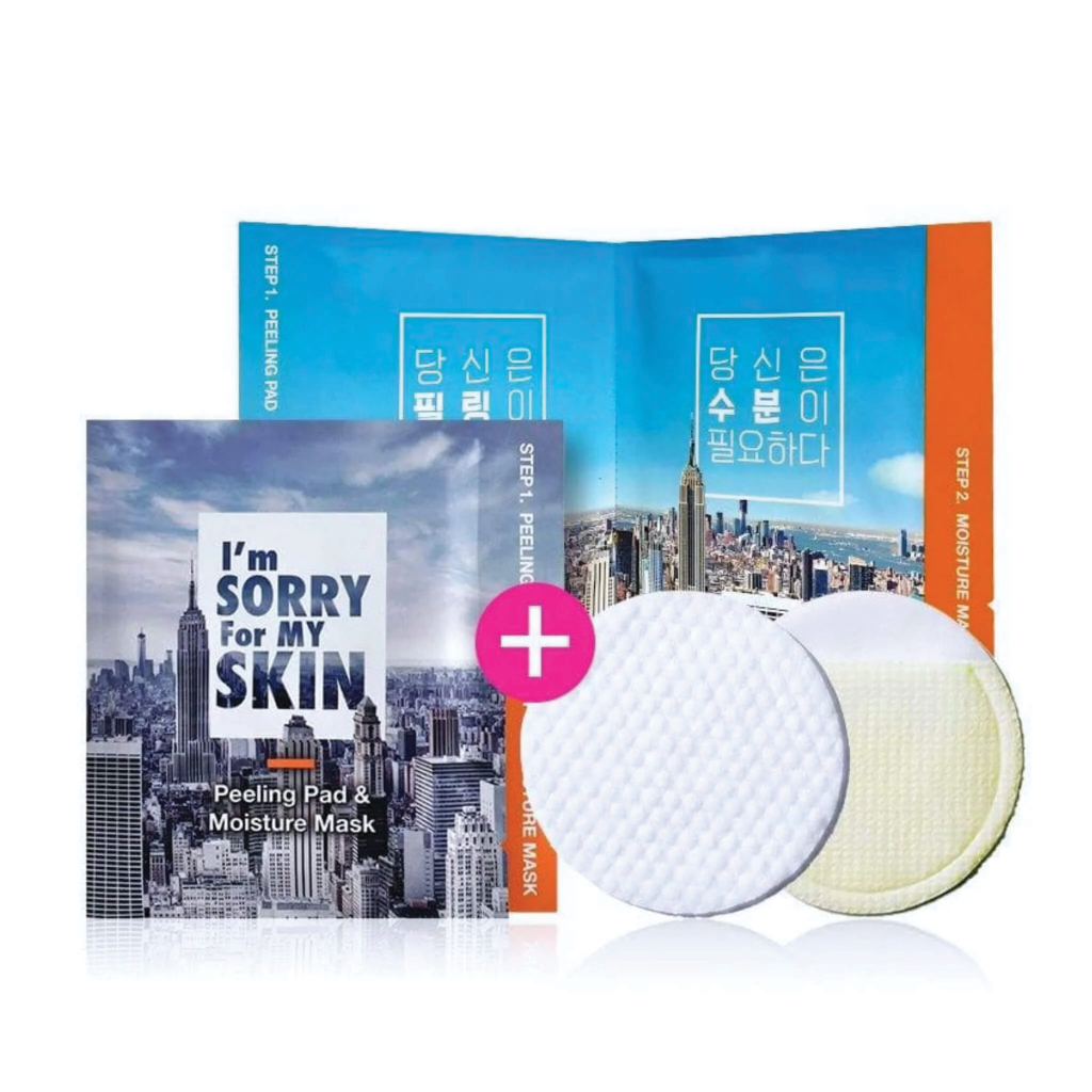 I'M SORRY FOR MY SKIN PEELING PAD & MOISTURE MASK